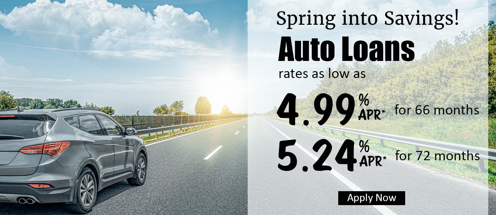 Educators Credit Union Auto Loan promotion banner